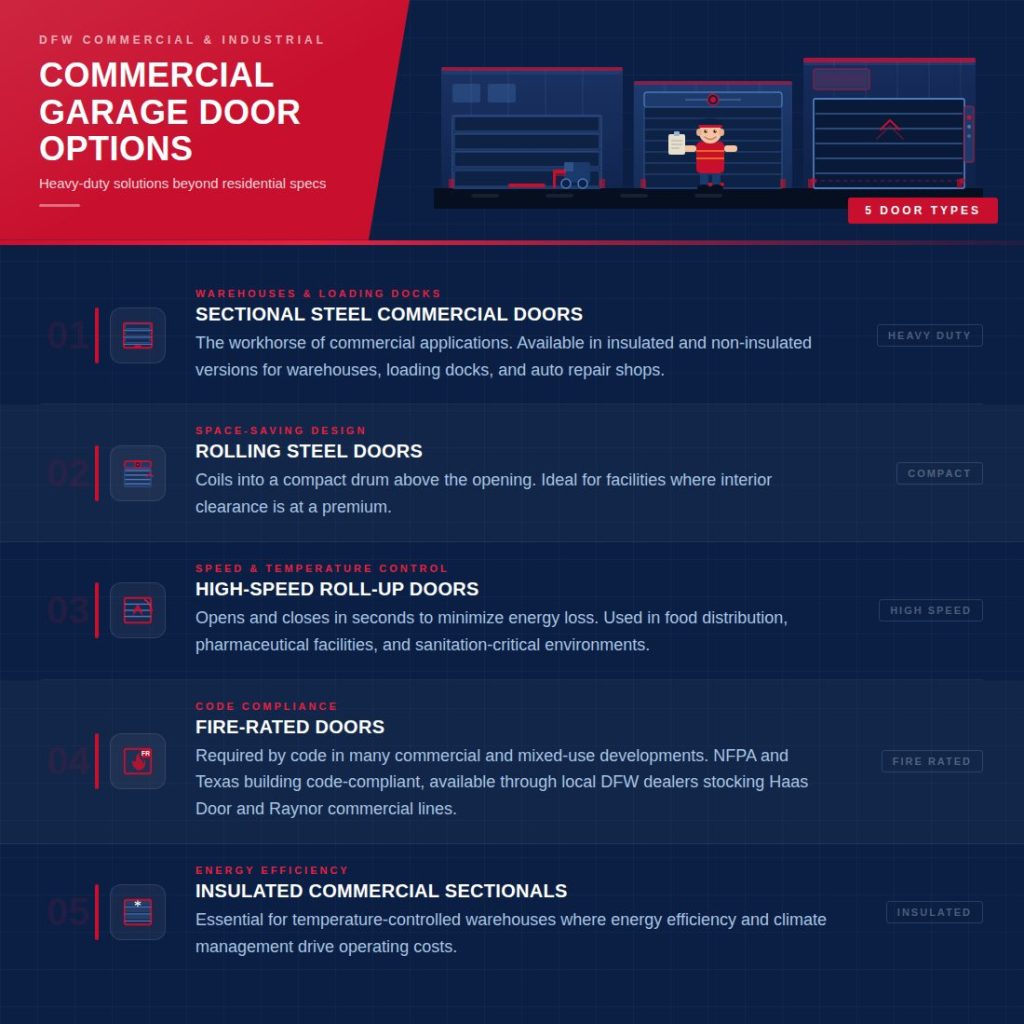 Commercial Garage Door Options
